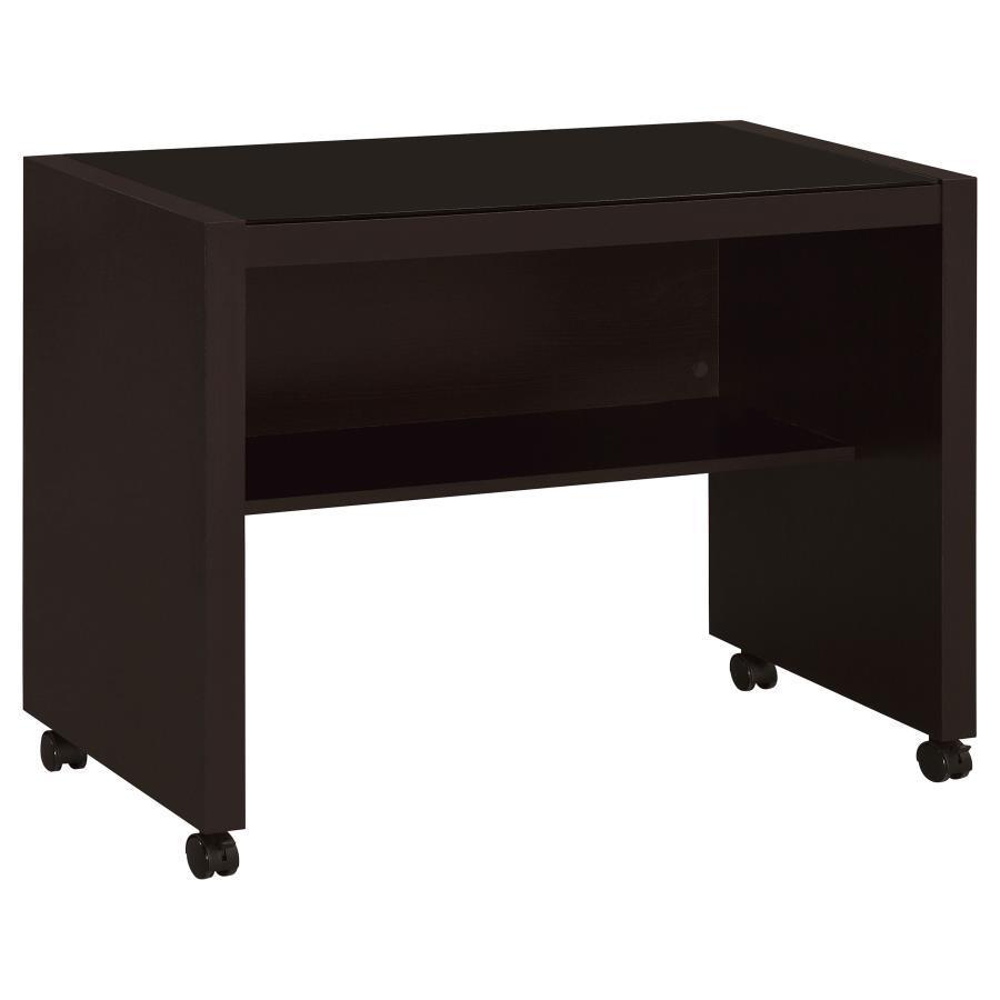 CoasterEveryday - Skeena - Mobile Return With Casters - Cappuccino - 5th Avenue Furniture