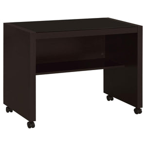 CoasterEveryday - Skeena - Mobile Return With Casters - Cappuccino - 5th Avenue Furniture