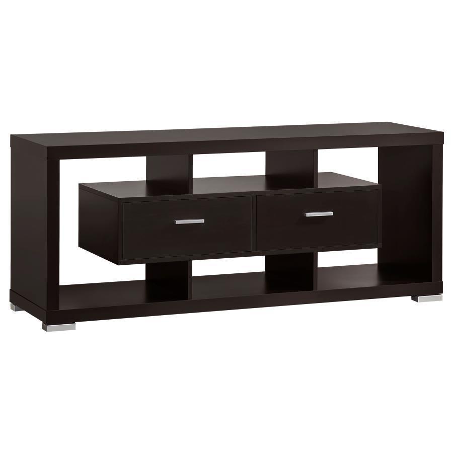 CoasterEssence - Darien - Geometrical 2-drawer Rectangular TV Console - 5th Avenue Furniture