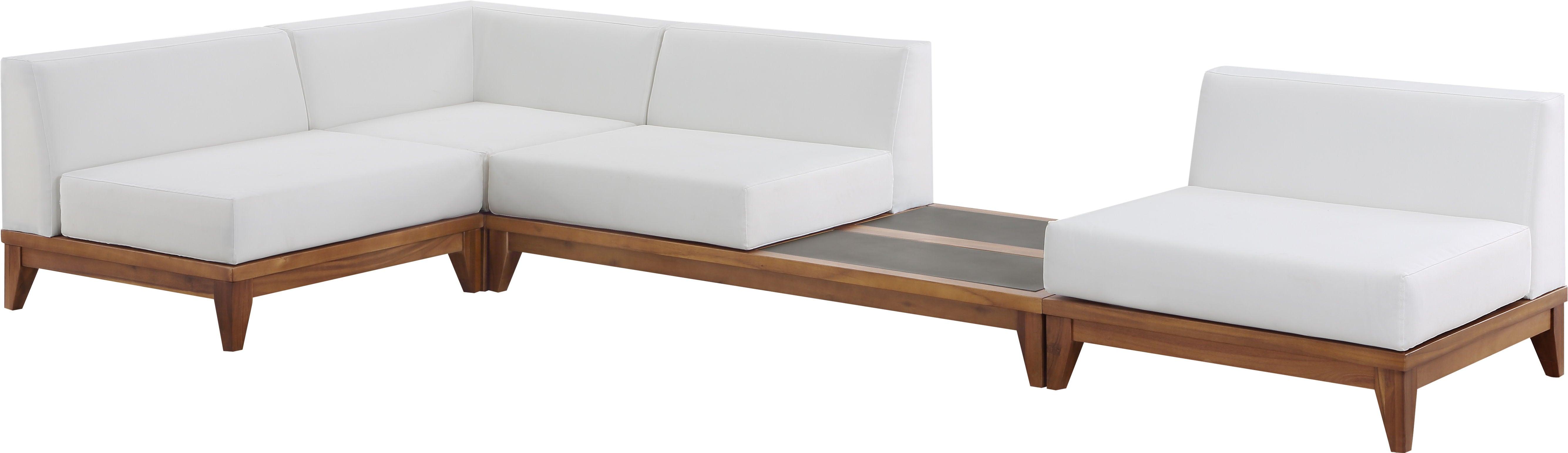 Meridian Furniture - Rio - Modular Sectional - Off White - 5th Avenue Furniture