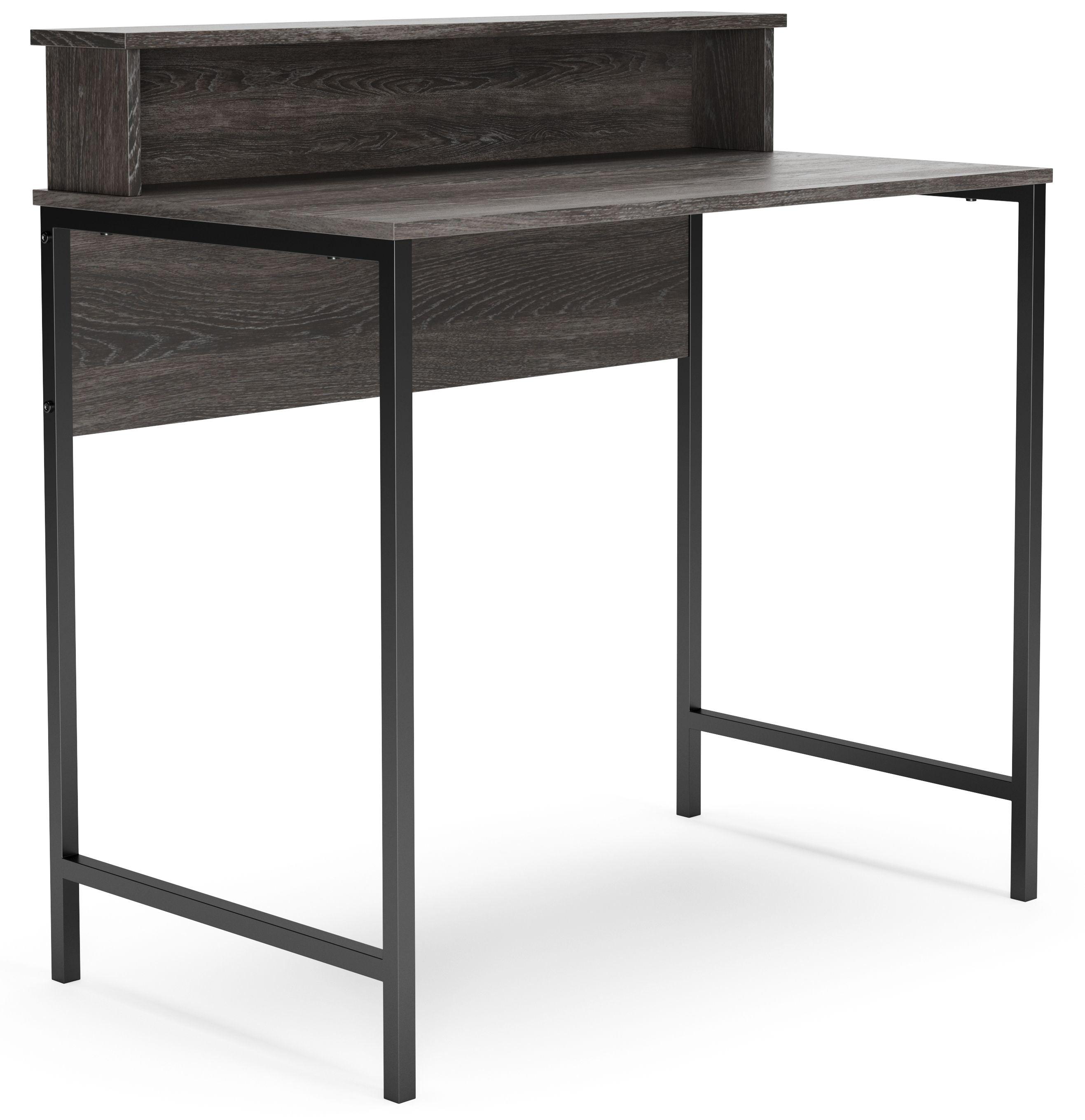 Ashley Furniture - Freedan - Grayish Brown - Home Office Desk - Top-Shelf - 5th Avenue Furniture