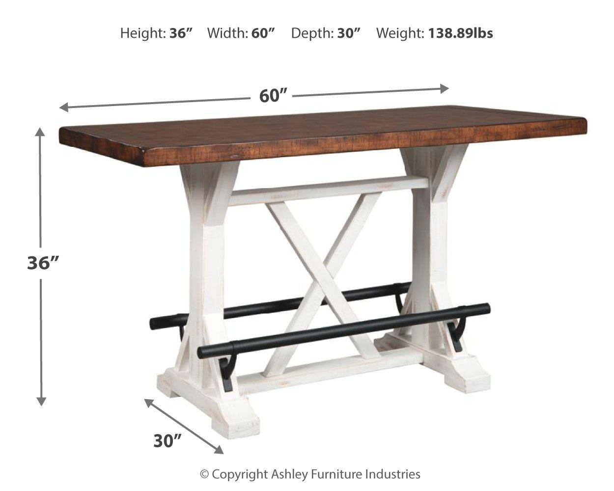 Signature Design by Ashley® - Valebeck - Counter Height Table Set - 5th Avenue Furniture