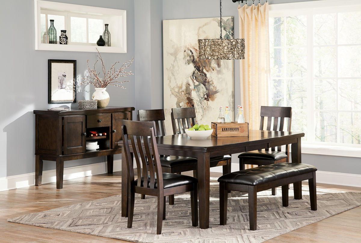 Signature Design by Ashley® - Haddigan - Dining Table With Side Chairs - 5th Avenue Furniture