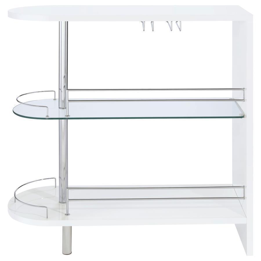 CoasterEssence - Adolfo - 3-tier Bar Table - 5th Avenue Furniture