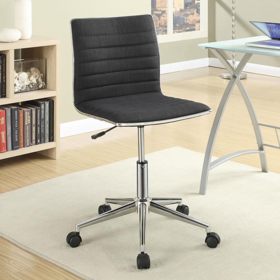 CoasterEveryday - Chryses - Adjustable Height Slim Office Chair - 5th Avenue Furniture
