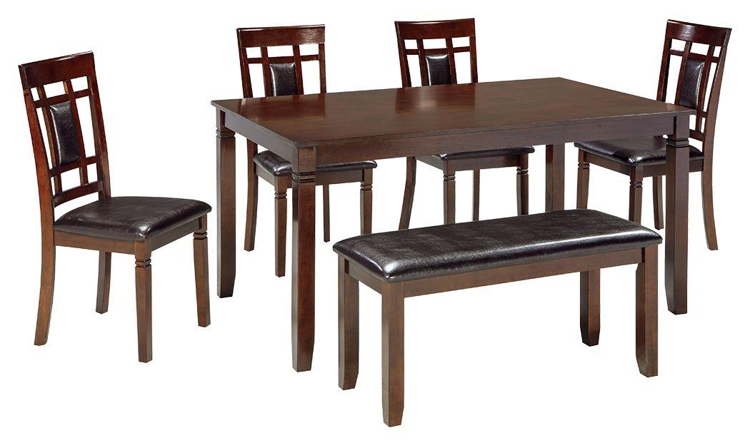 Ashley Furniture - Bennox - Brown - Dining Room Table Set (Set of 6) - 5th Avenue Furniture