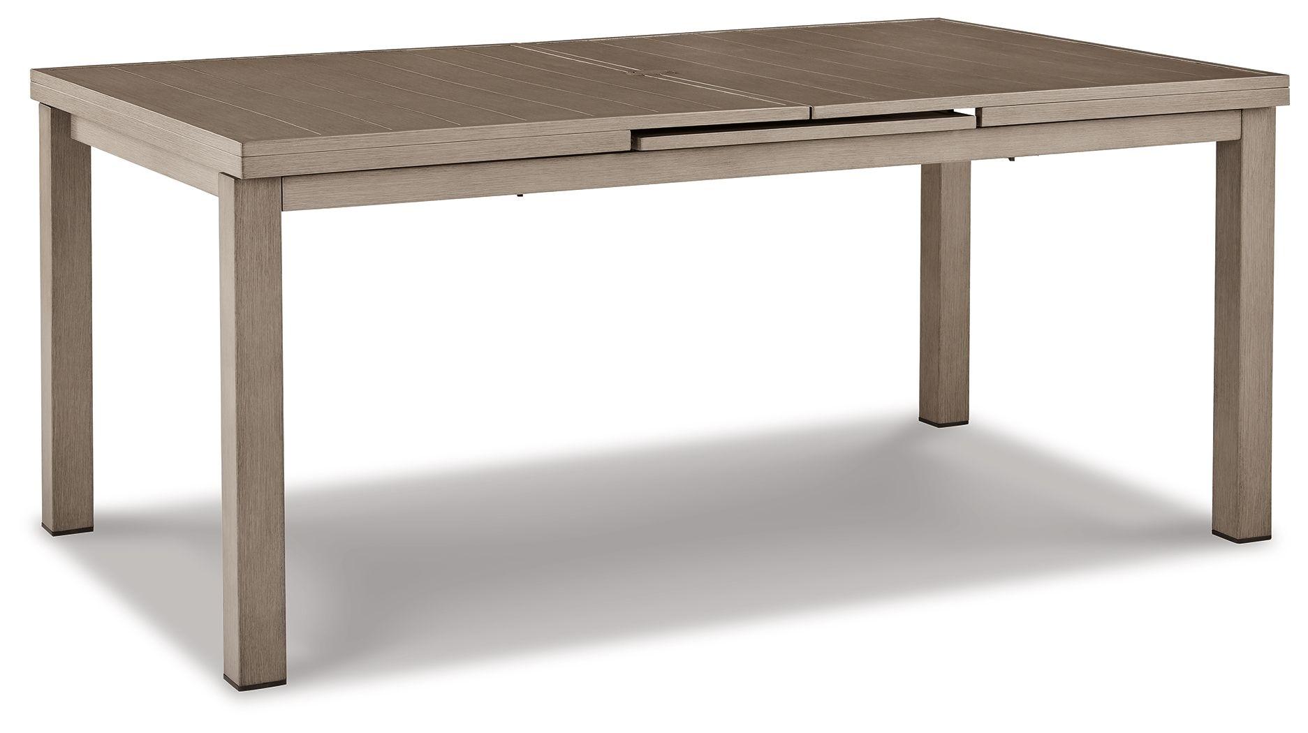 Signature Design by Ashley® - Beach Front - Beige - Rect Dining Room Ext Table - 5th Avenue Furniture