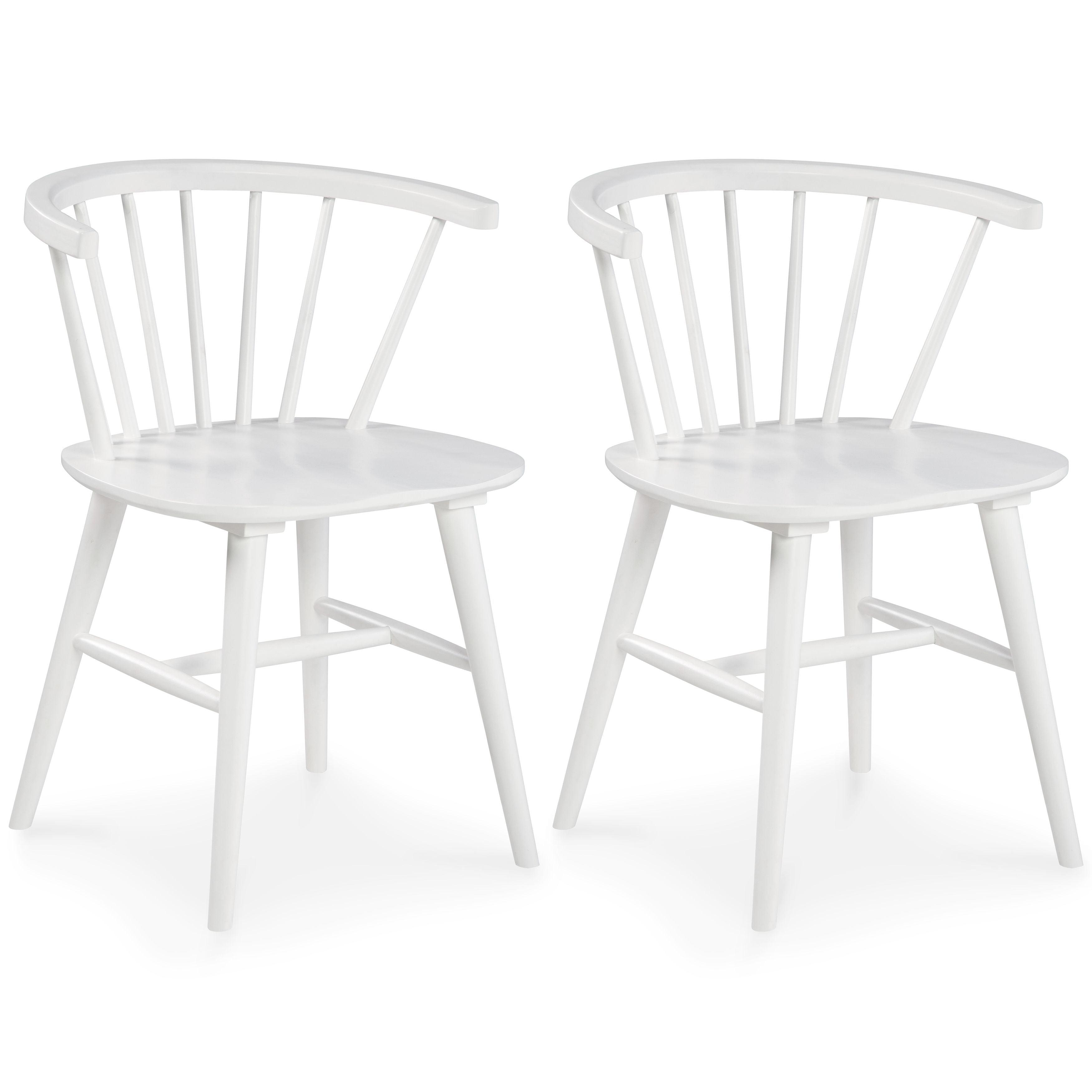 Signature Design by Ashley® - Grannen - White - Dining Room Side Chair (Set of 2) - 5th Avenue Furniture