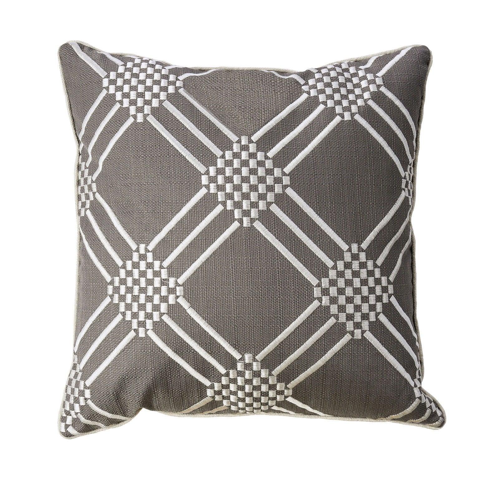 Furniture of America - Bess - Pillow (Set of 2) - Dark Gray - 5th Avenue Furniture