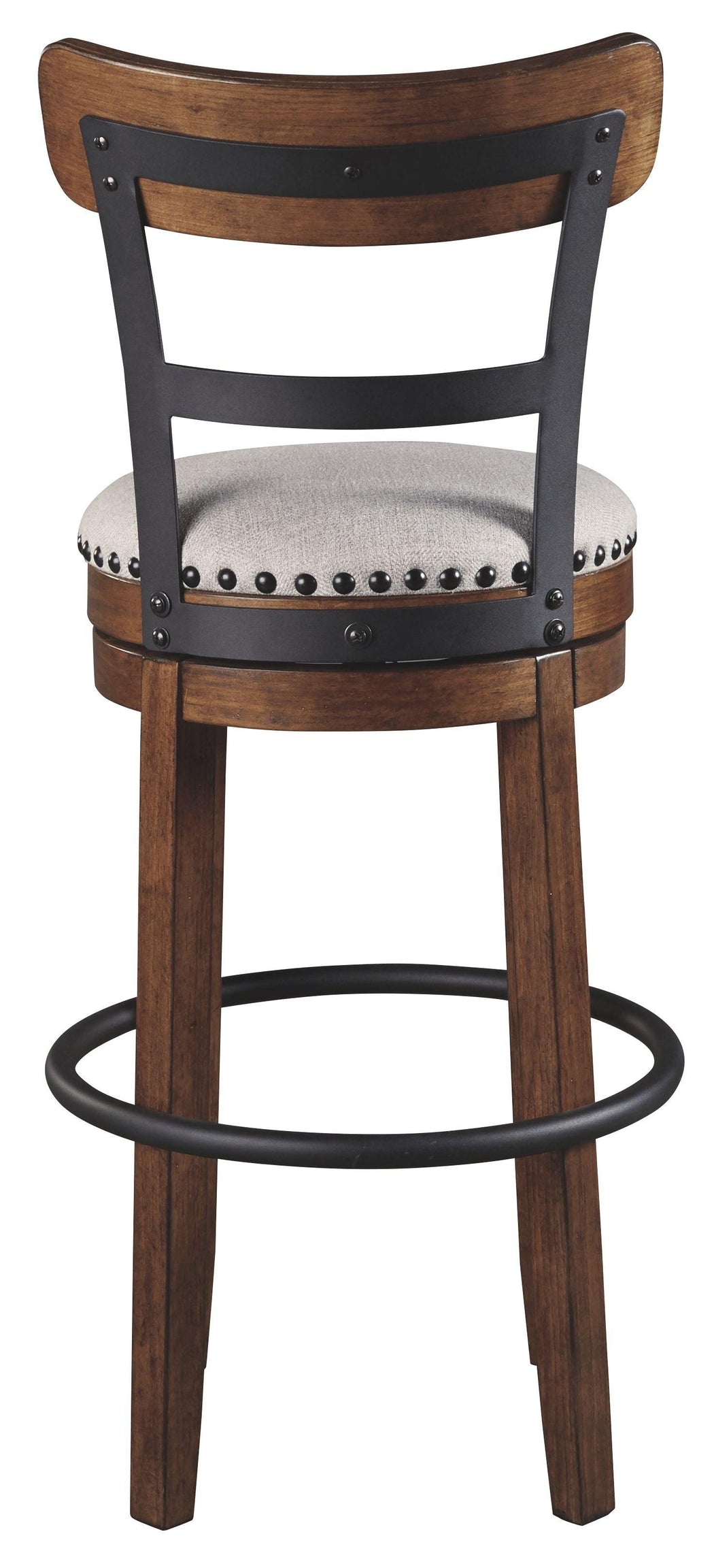 Signature Design by Ashley® - Valebeck - Tall Upholstered Swivel Barstool - 5th Avenue Furniture