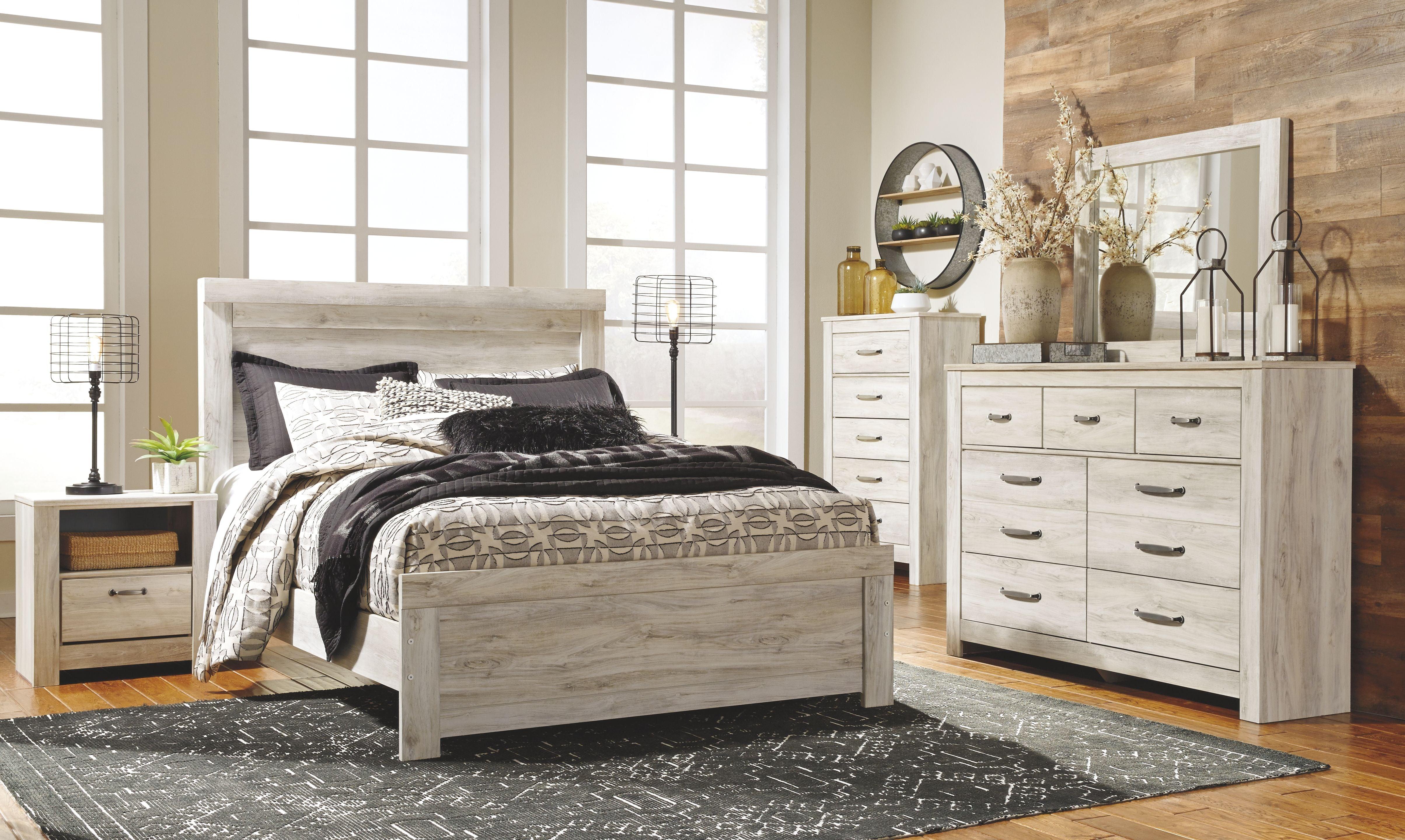 Signature Design by Ashley® - Bellaby - Dresser, Mirror, Panel Bed Set - 5th Avenue Furniture