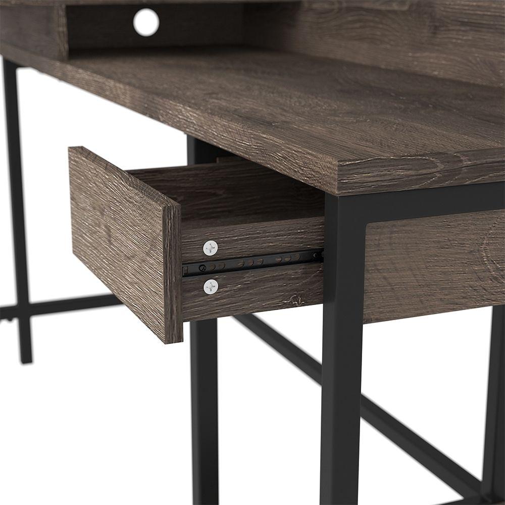 Signature Design by Ashley® - Arlenbry - L-Desk With Storage, Bookcase, Swivel Desk Chair - 5th Avenue Furniture