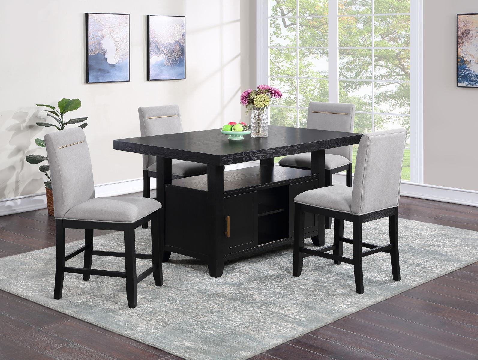 Steve Silver Furniture - Yves - Counter Height Dining Room Set - 5th Avenue Furniture