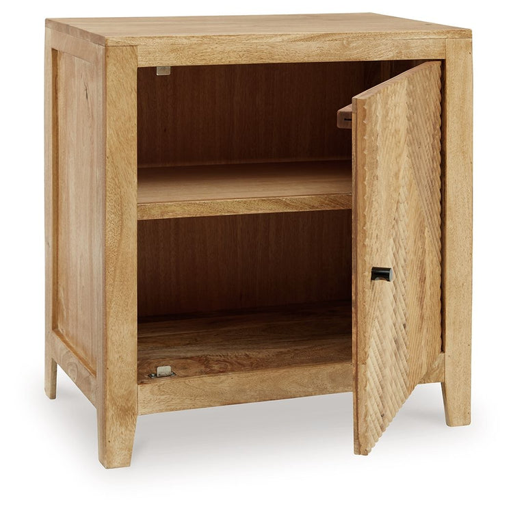 Emberton - Light Brown - Accent Cabinet - 5th Avenue Furniture