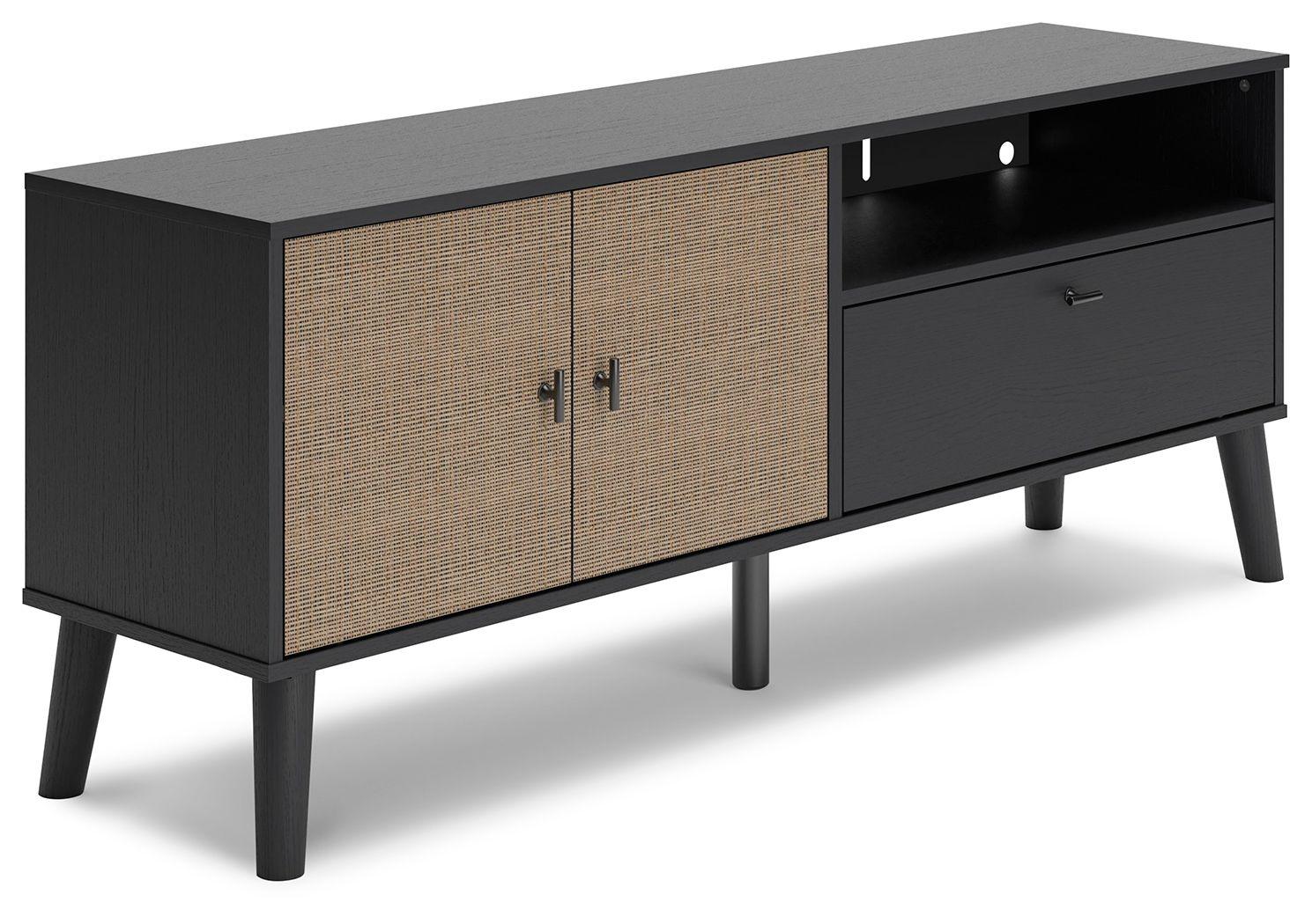 Signature Design by Ashley® - Charlang - Dark Gray - Medium TV Stand - 5th Avenue Furniture