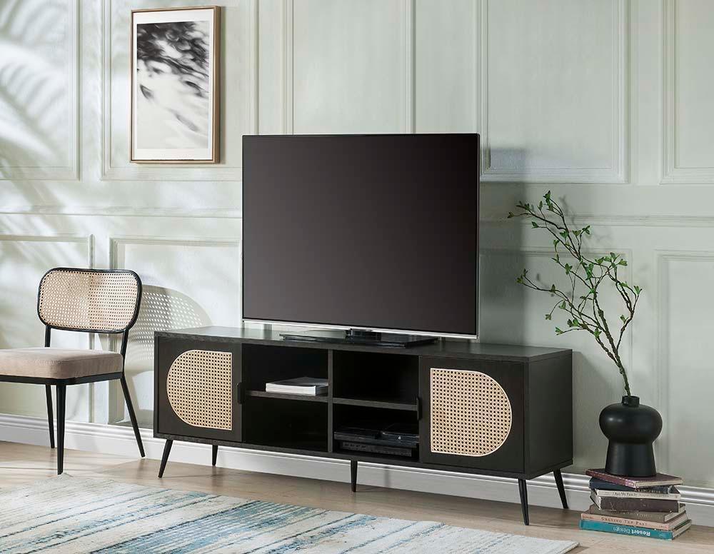 ACME - Colson - TV Stand - Black Finish - 5th Avenue Furniture