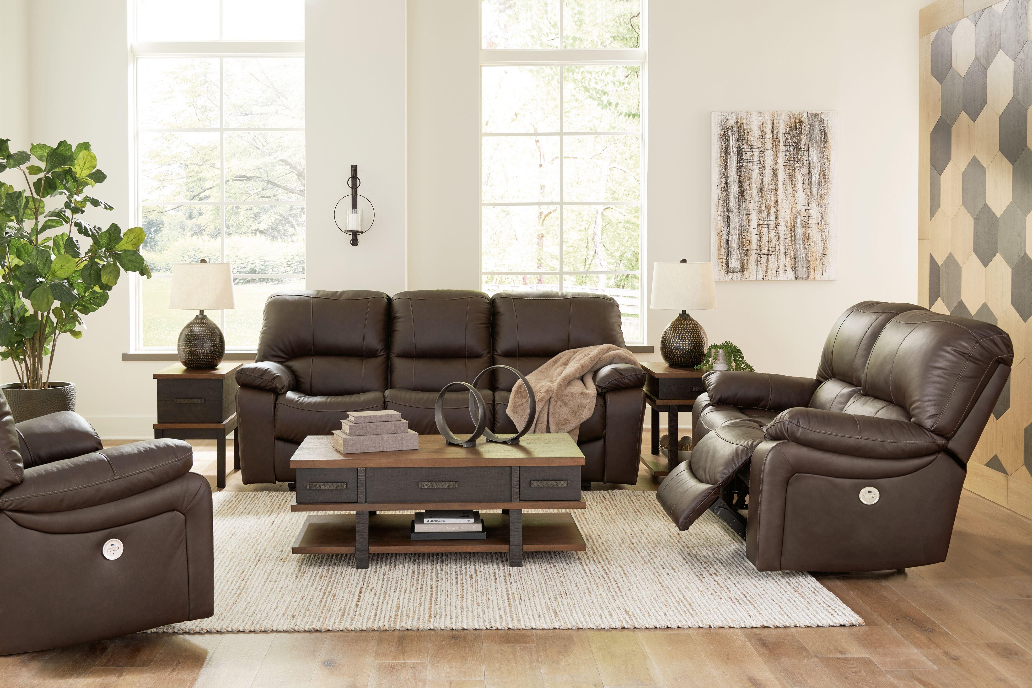 Signature Design by Ashley® - Leesworth - Reclining Living Room Set - 5th Avenue Furniture