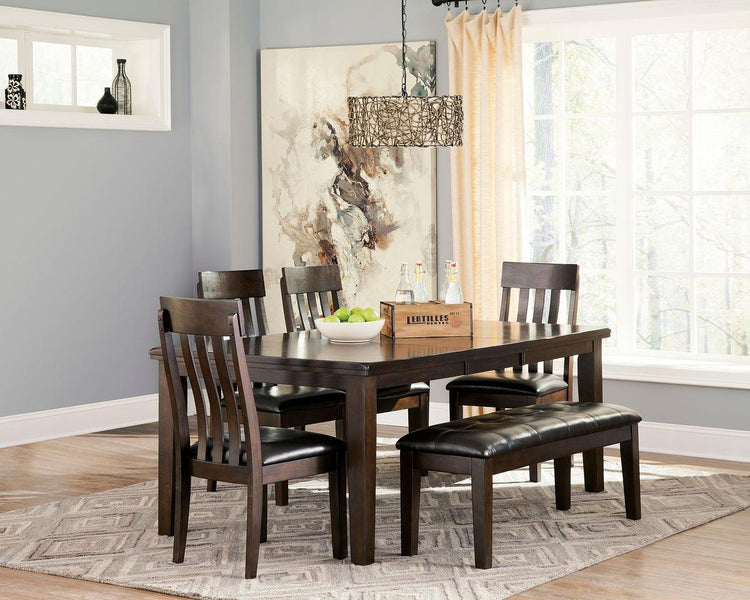 Signature Design by Ashley® - Haddigan - Dining Table With Side Chairs - 5th Avenue Furniture