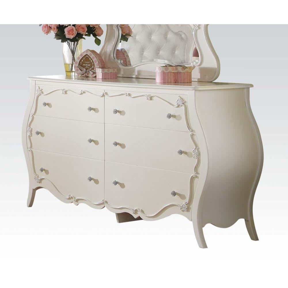 ACME - Edalene - Dresser - Pearl White - 5th Avenue Furniture