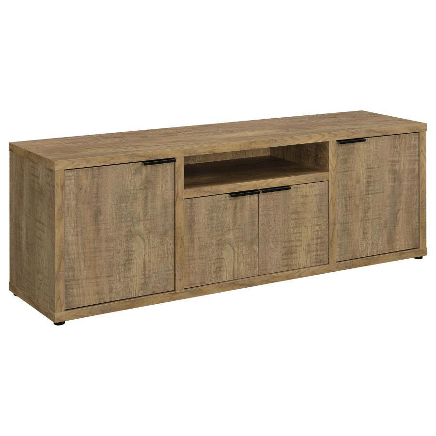 Coaster Fine Furniture - Tabby - 4-Door Engineered Wood 60" TV Stand - Mango - 5th Avenue Furniture