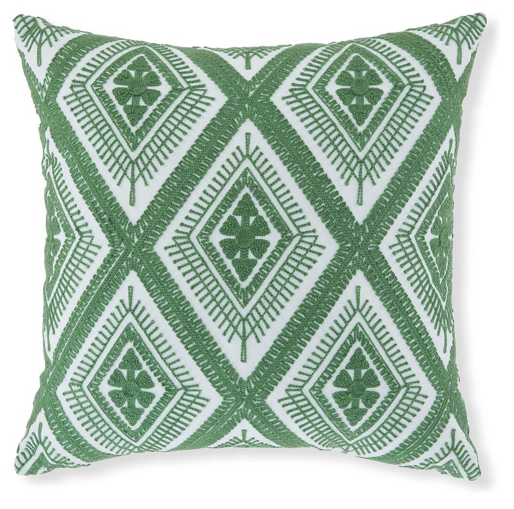 Signature Design by Ashley® - Bellvale - Green / White - Pillow - 5th Avenue Furniture