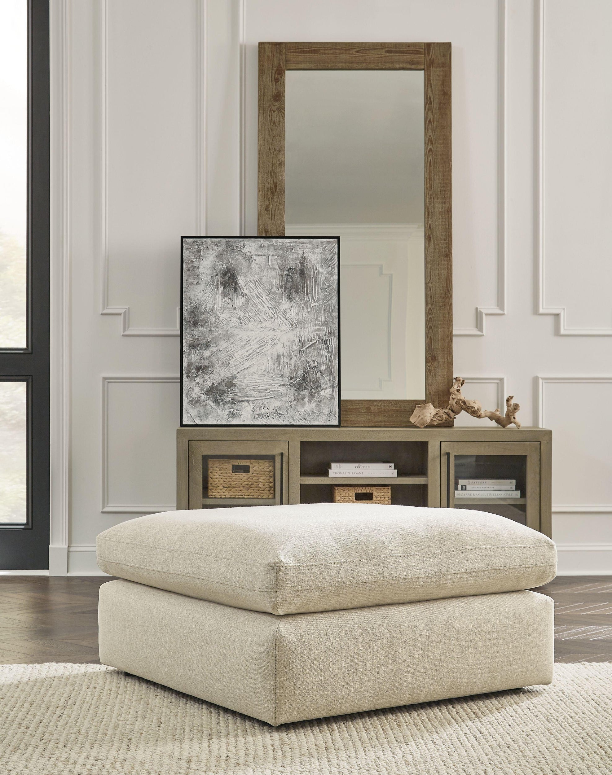 Benchcraft® - Elyza - Oversized Ottoman - 5th Avenue Furniture
