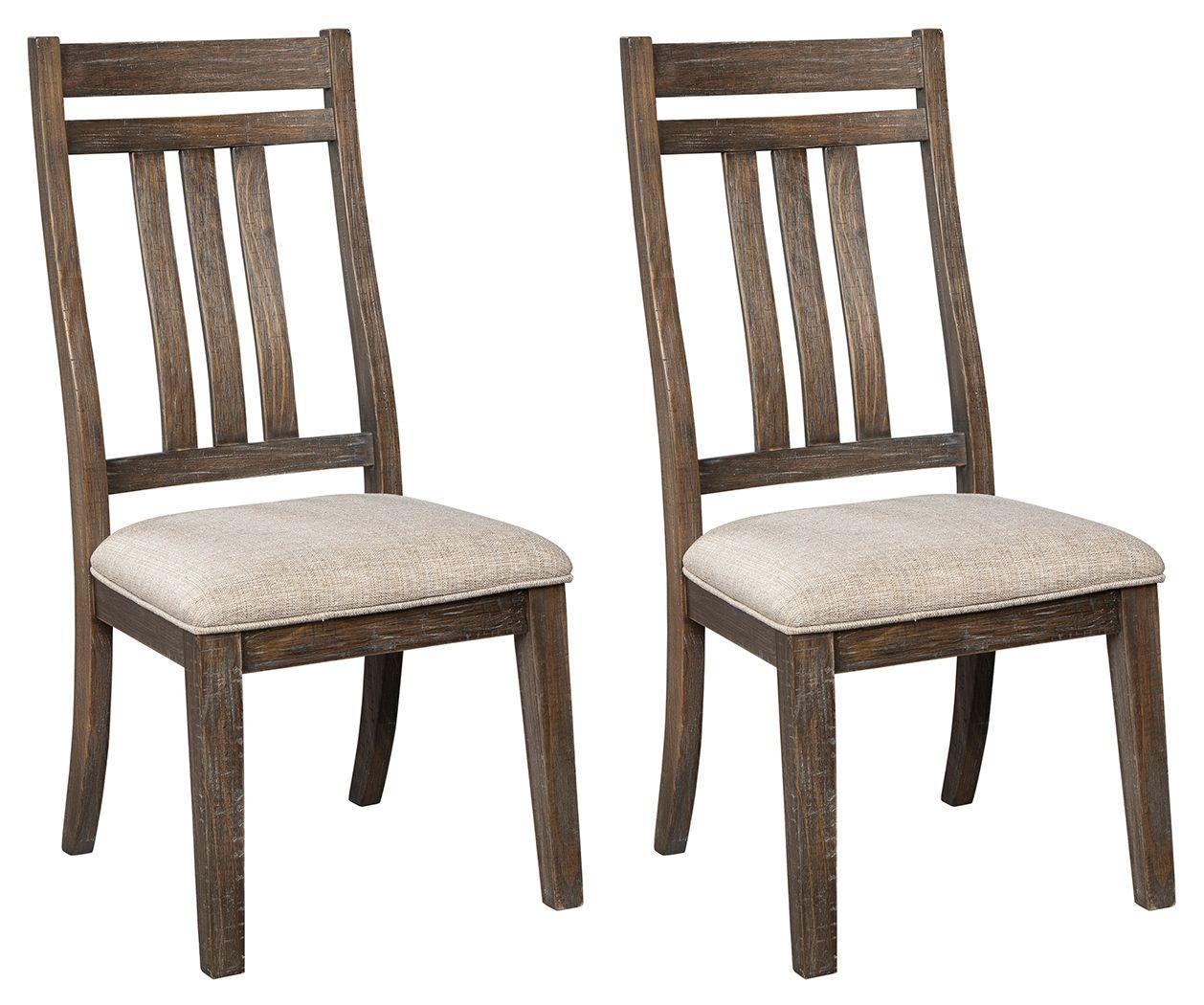 Ashley Furniture - Wyndahl - Rustic Brown - Dining Uph Side Chair (Set of 2) - Slatback - 5th Avenue Furniture