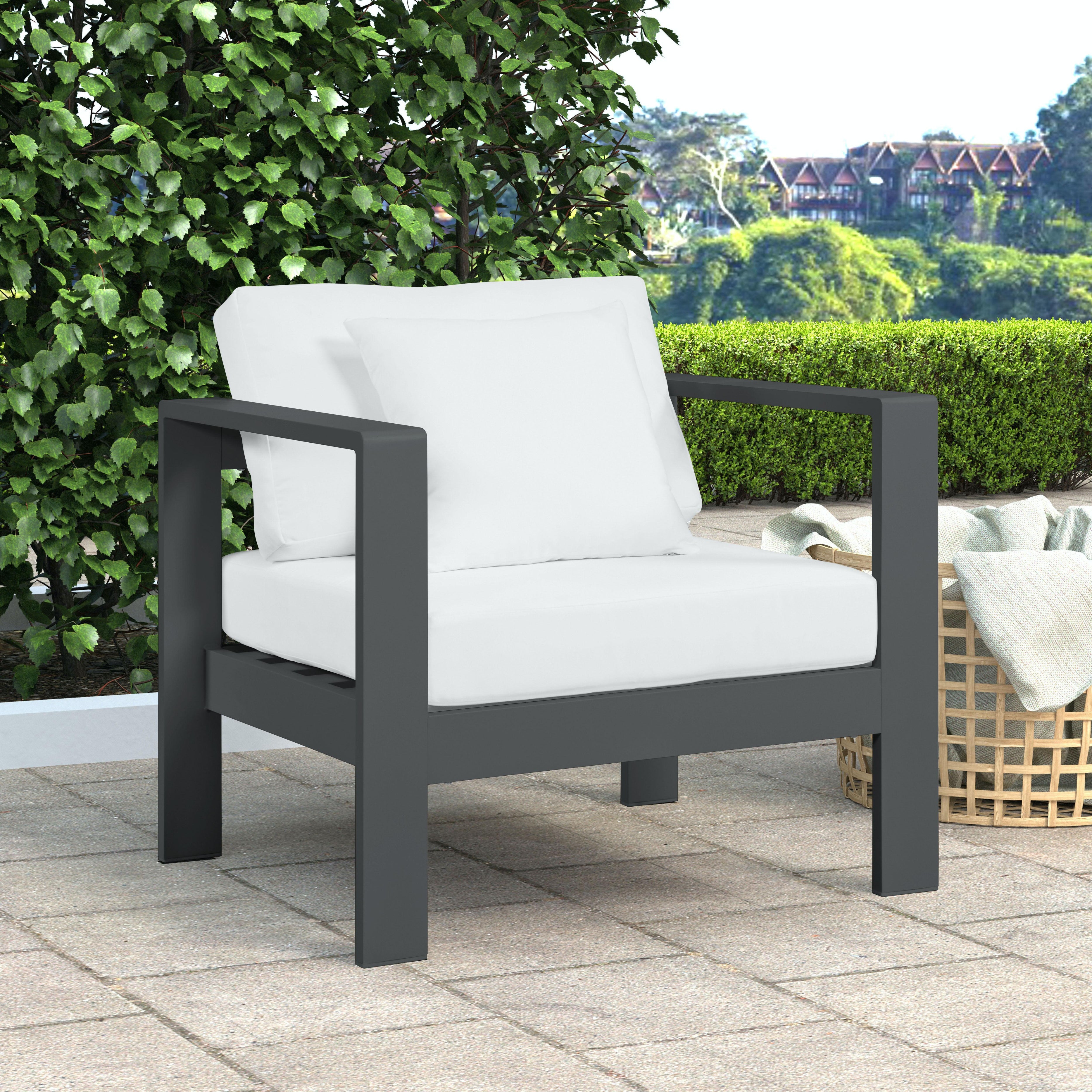 Meridian Furniture - Nizuc - Outdoor Patio Arm Chair - 5th Avenue Furniture