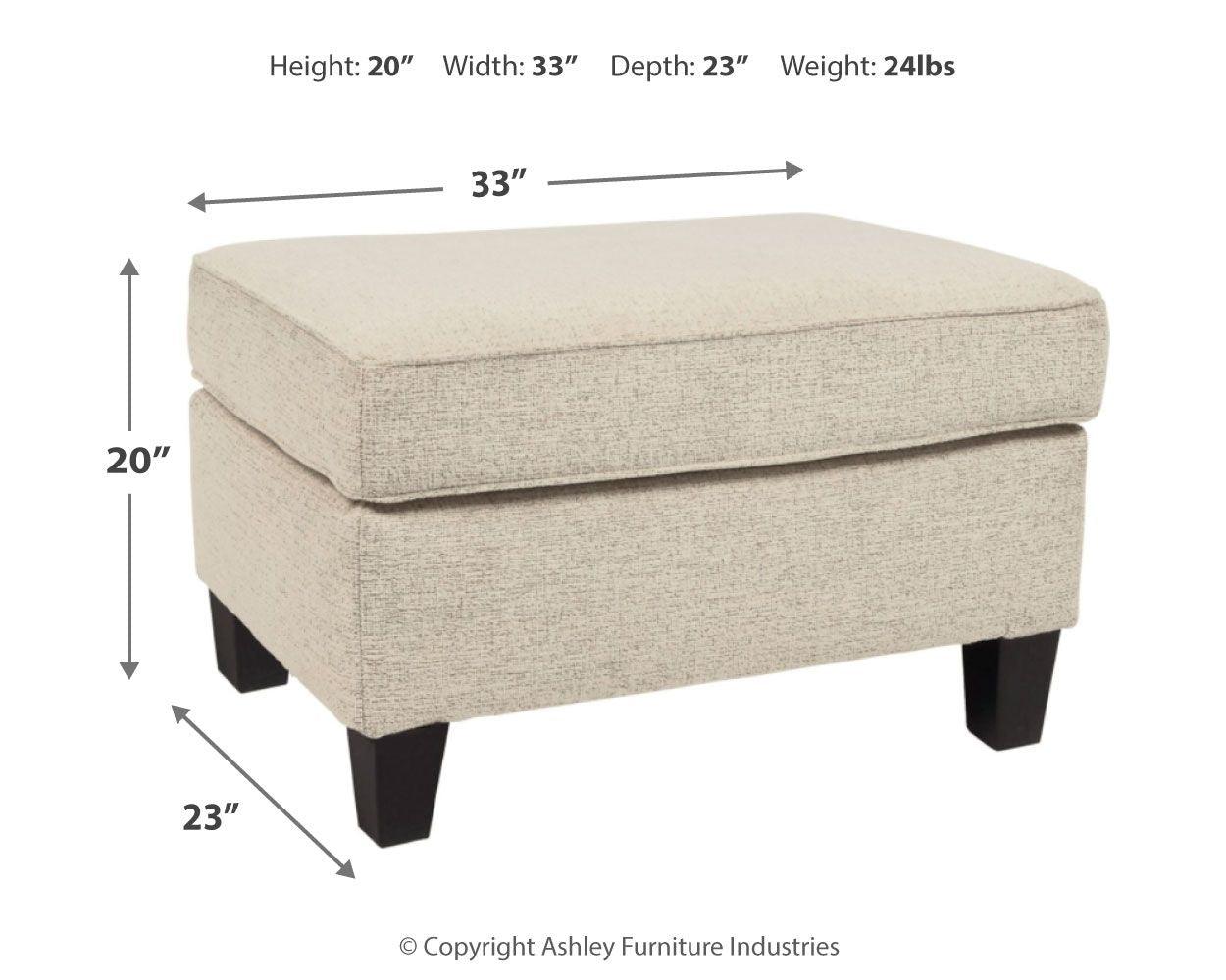 Ashley Furniture - Abinger - Accent Ottoman - 5th Avenue Furniture