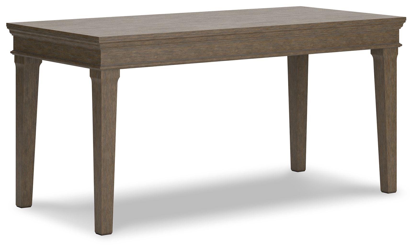 Signature Design by Ashley® - Janismore - Weathered Gray - Home Office Desk - 5th Avenue Furniture