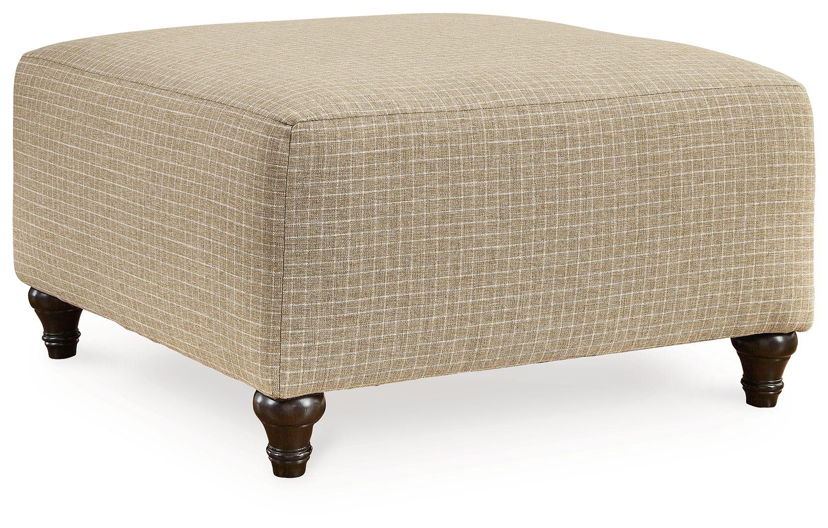 Signature Design by Ashley® - Valerani - Sandstone - Oversized Accent Ottoman - 5th Avenue Furniture