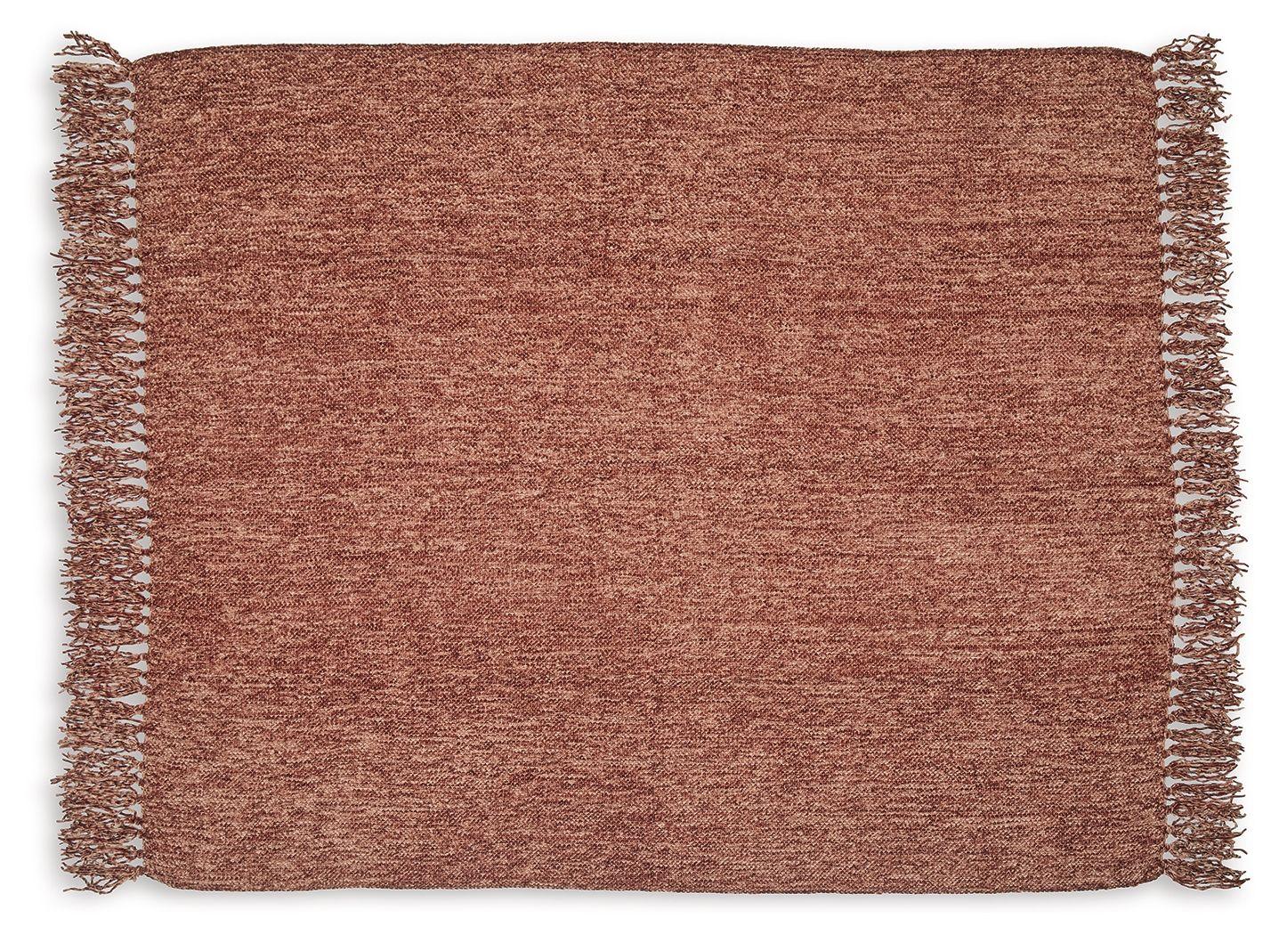 Signature Design by Ashley® - Tamish - Rust - Throw (Set of 3) - 5th Avenue Furniture