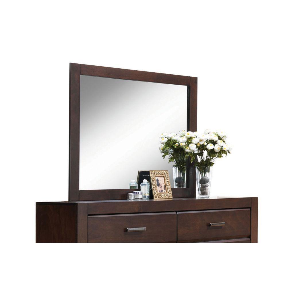 ACME - Oberreit - Mirror - Walnut - 5th Avenue Furniture