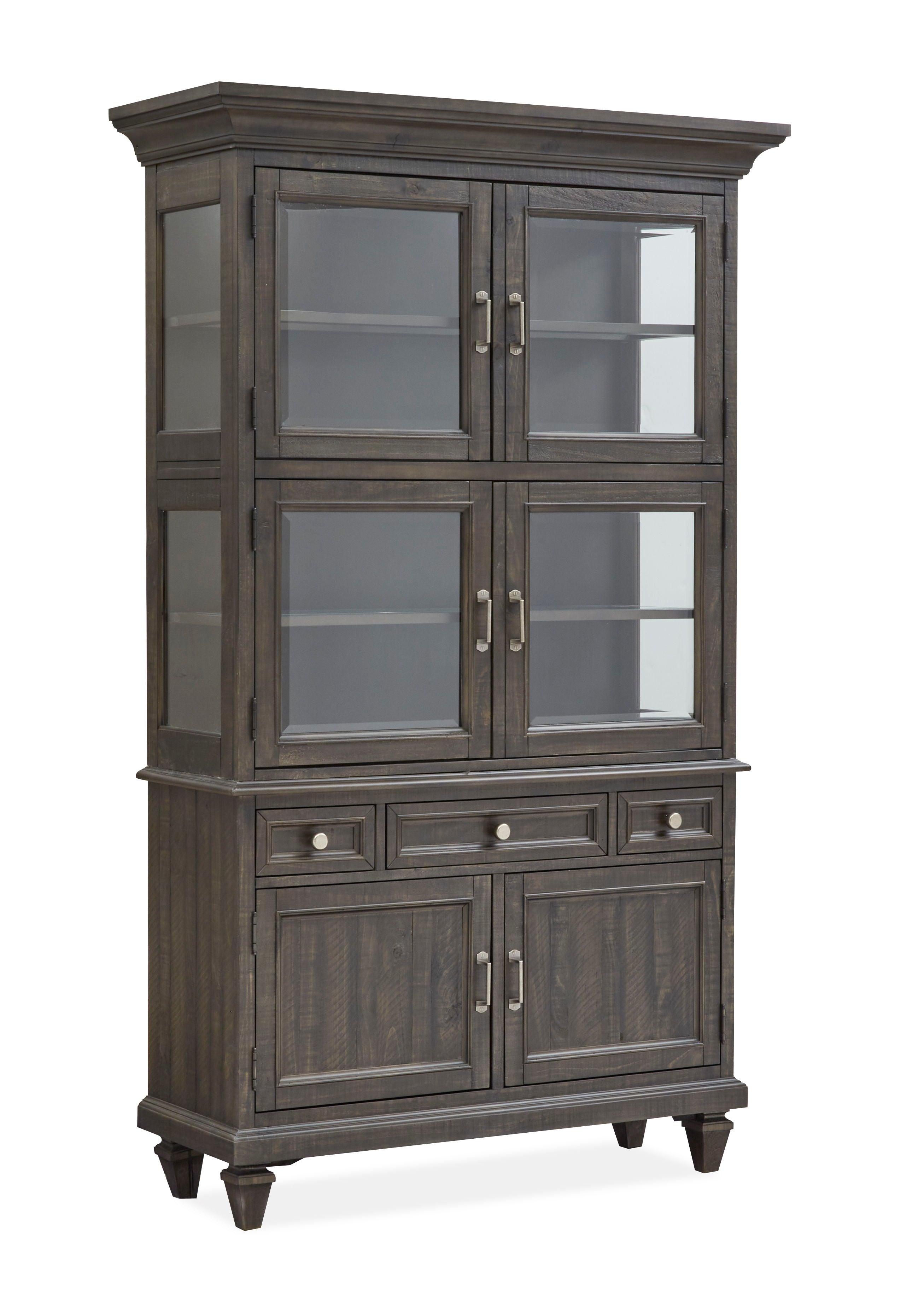 Magnussen Furniture - Calistoga - Dining Cabinet - Weathered Charcoal - 5th Avenue Furniture