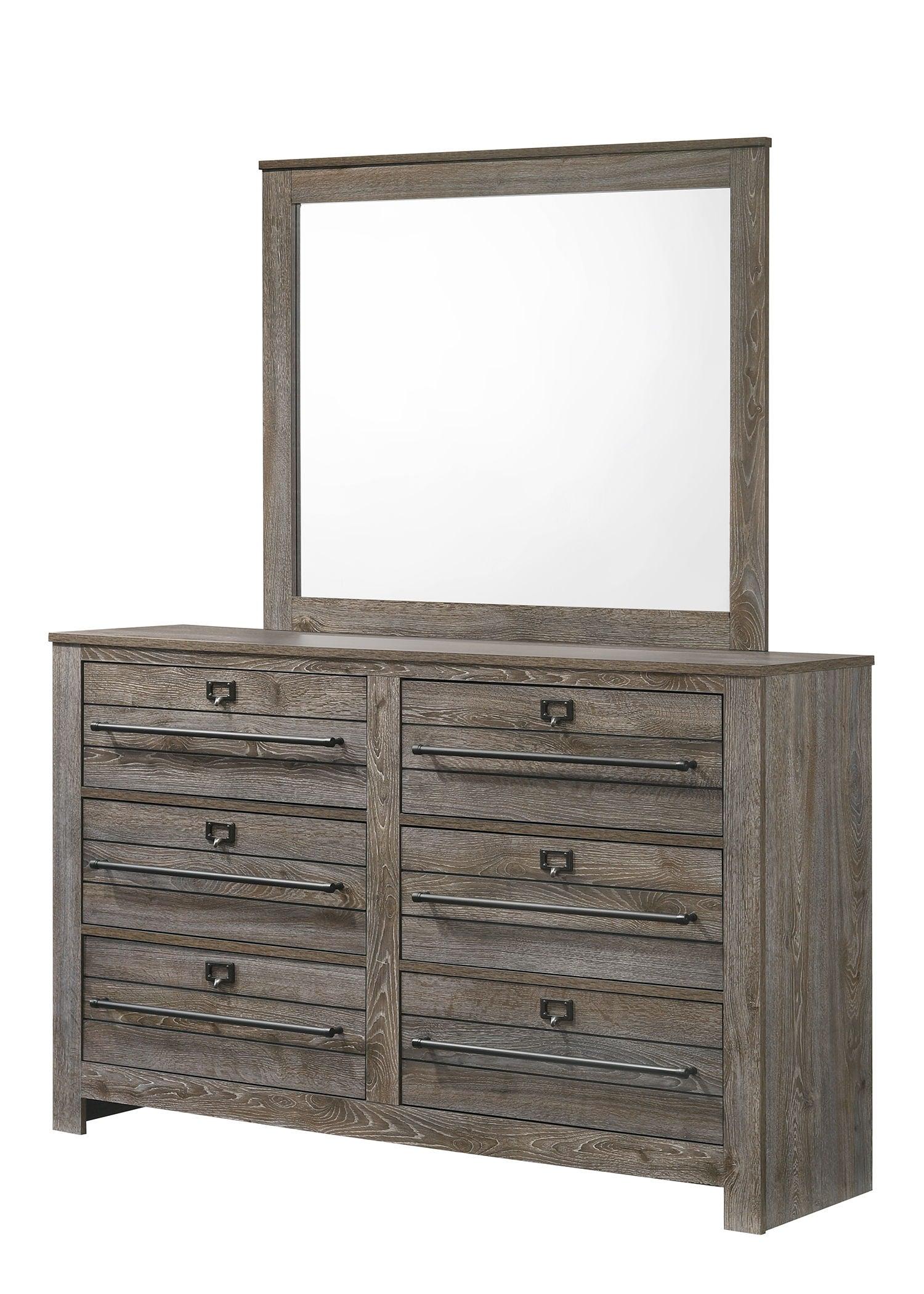 Crown Mark - Bateson - Dresser, Mirror - 5th Avenue Furniture