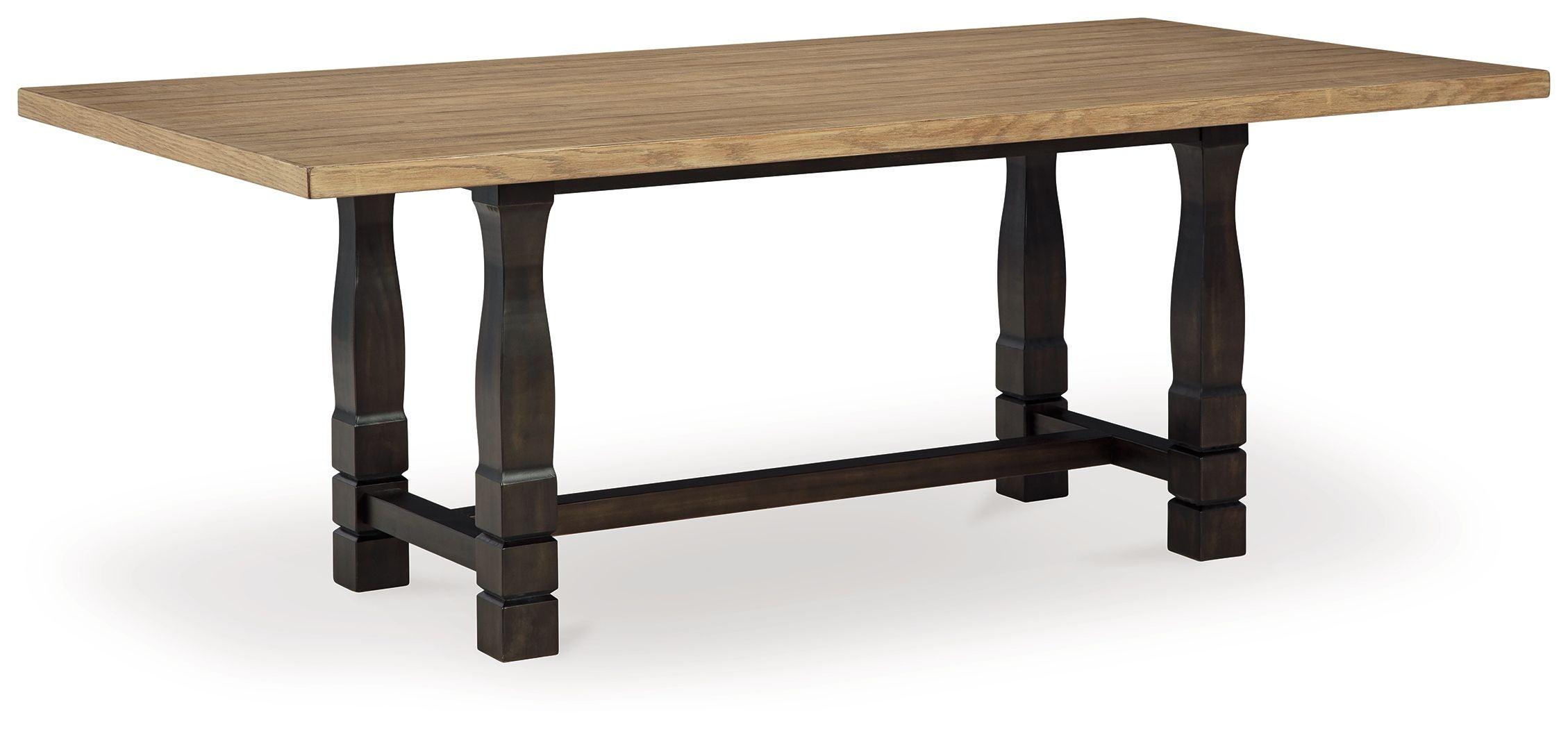 Signature Design by Ashley® - Charterton - Two-tone Brown - Rectangular Dining Room Table - 5th Avenue Furniture