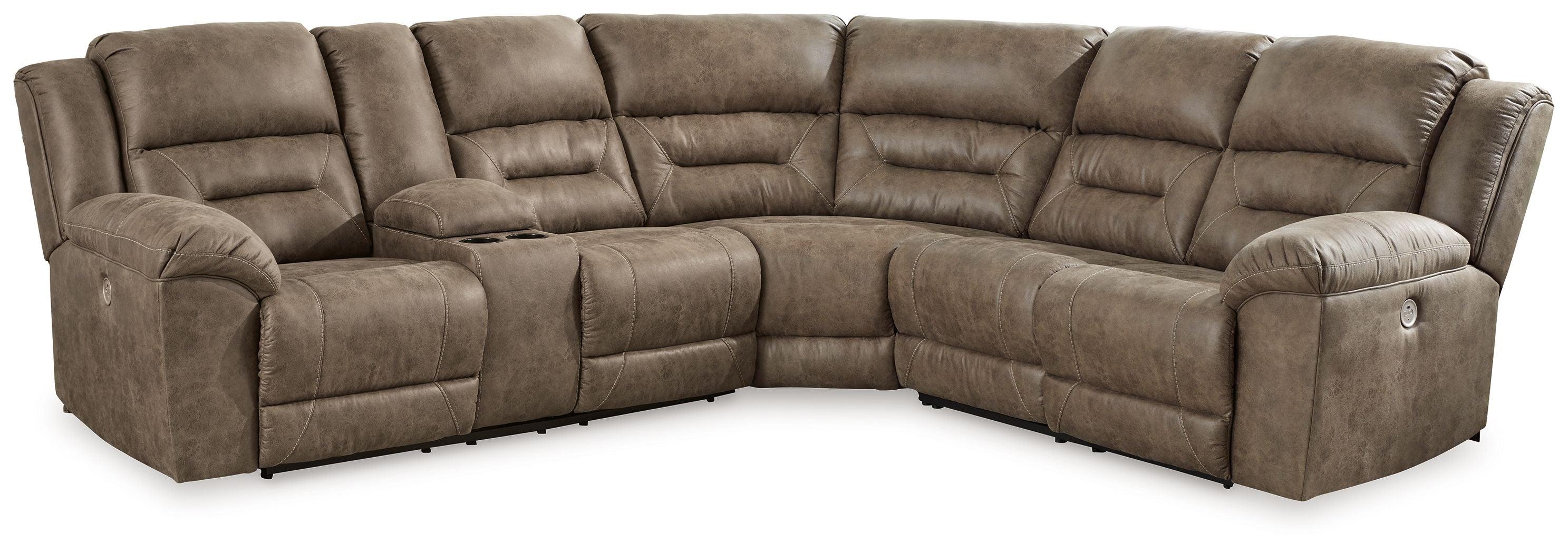 Signature Design by Ashley® - Ravenel - Power Reclining Sectional - 5th Avenue Furniture