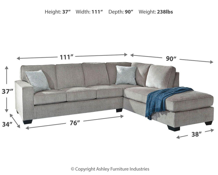Signature Design by Ashley® - Altari - Sleeper Sectional - 5th Avenue Furniture
