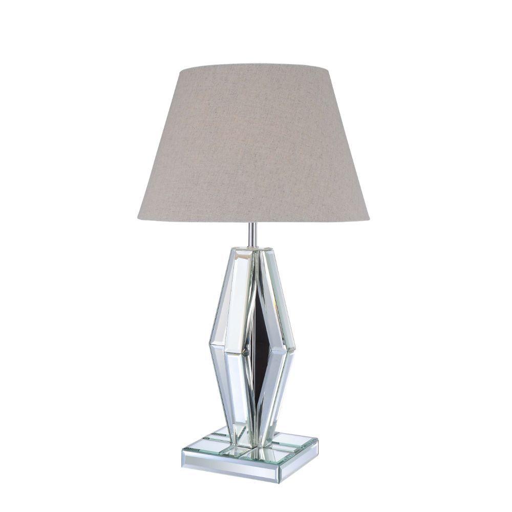 ACME - Britt - Table Lamp - Mirrored & Chrome - 5th Avenue Furniture