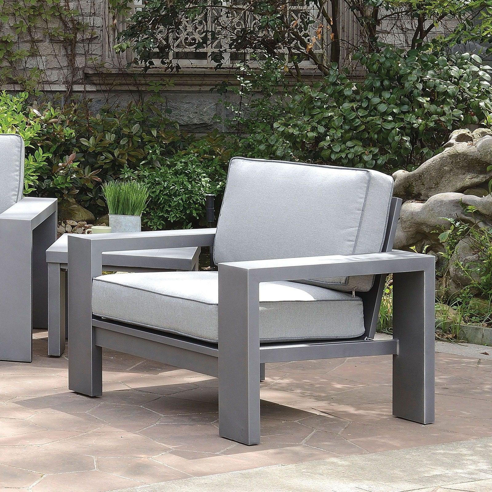 Furniture of America - Ballyshannon - Arm Chair (Set of 2) - Gray - 5th Avenue Furniture