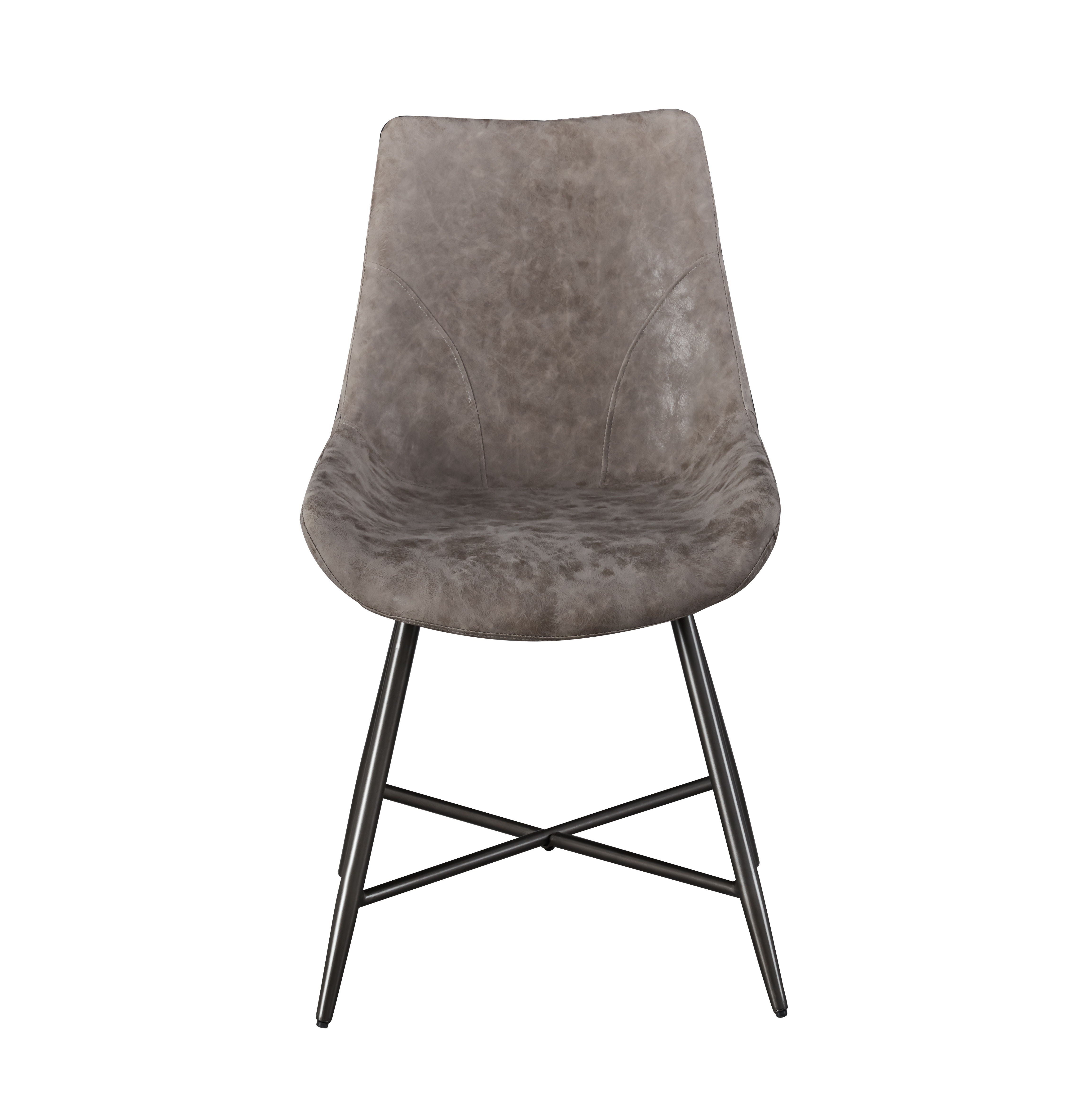 Ramona - PU Side Chair (Set of 2) - Brown