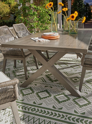 Signature Design by Ashley® - Beach Front - Outdoor Dining Set - 5th Avenue Furniture