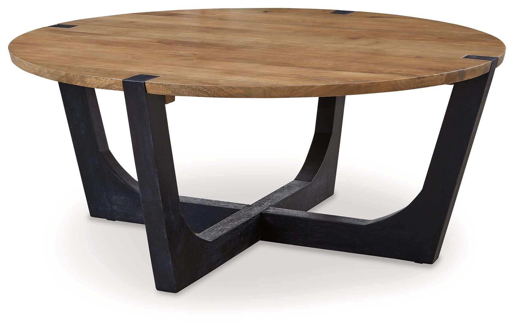 Hanneforth - Brown - Round Cocktail Table - 5th Avenue Furniture