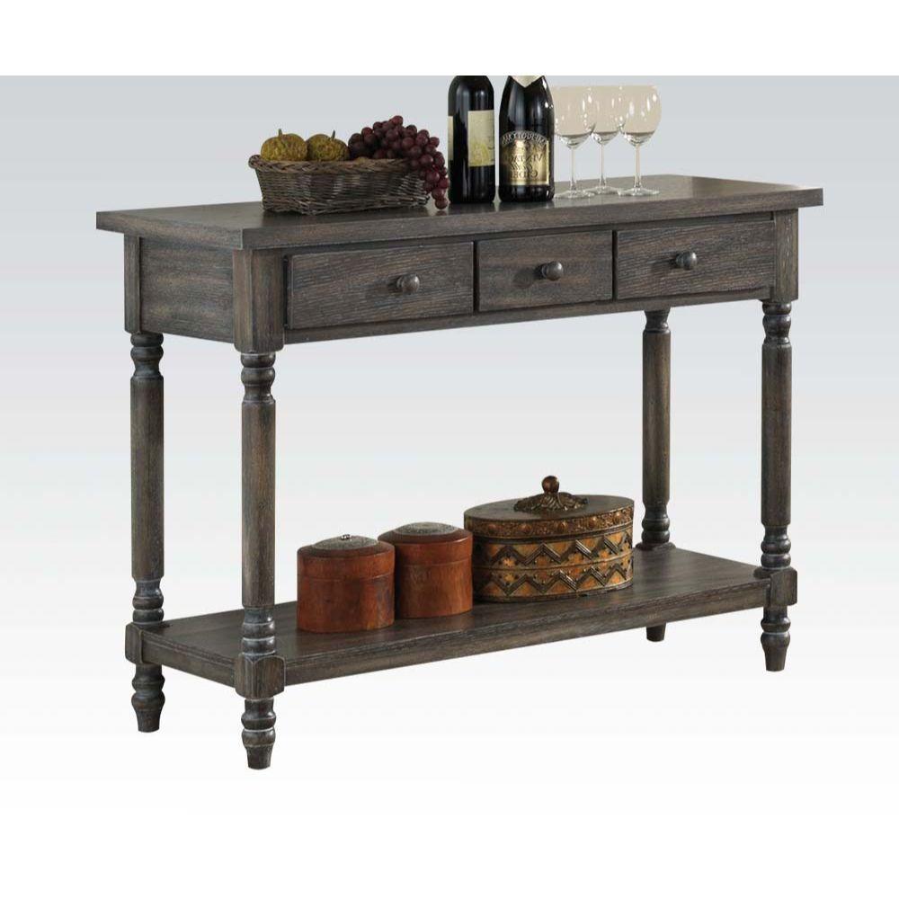 ACME - Wallace - Server - Weathered Gray - 5th Avenue Furniture