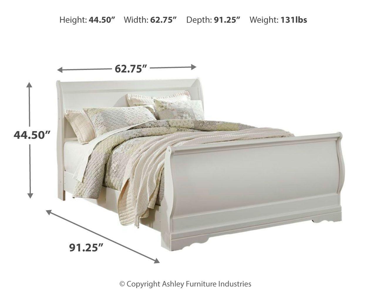 Signature Design by Ashley® - Anarasia - Sleigh Bed Set - 5th Avenue Furniture