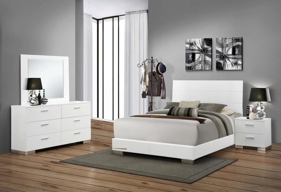 CoasterEssence - Felicity - Contemporary Panel Bed Bedroom Set - 5th Avenue Furniture