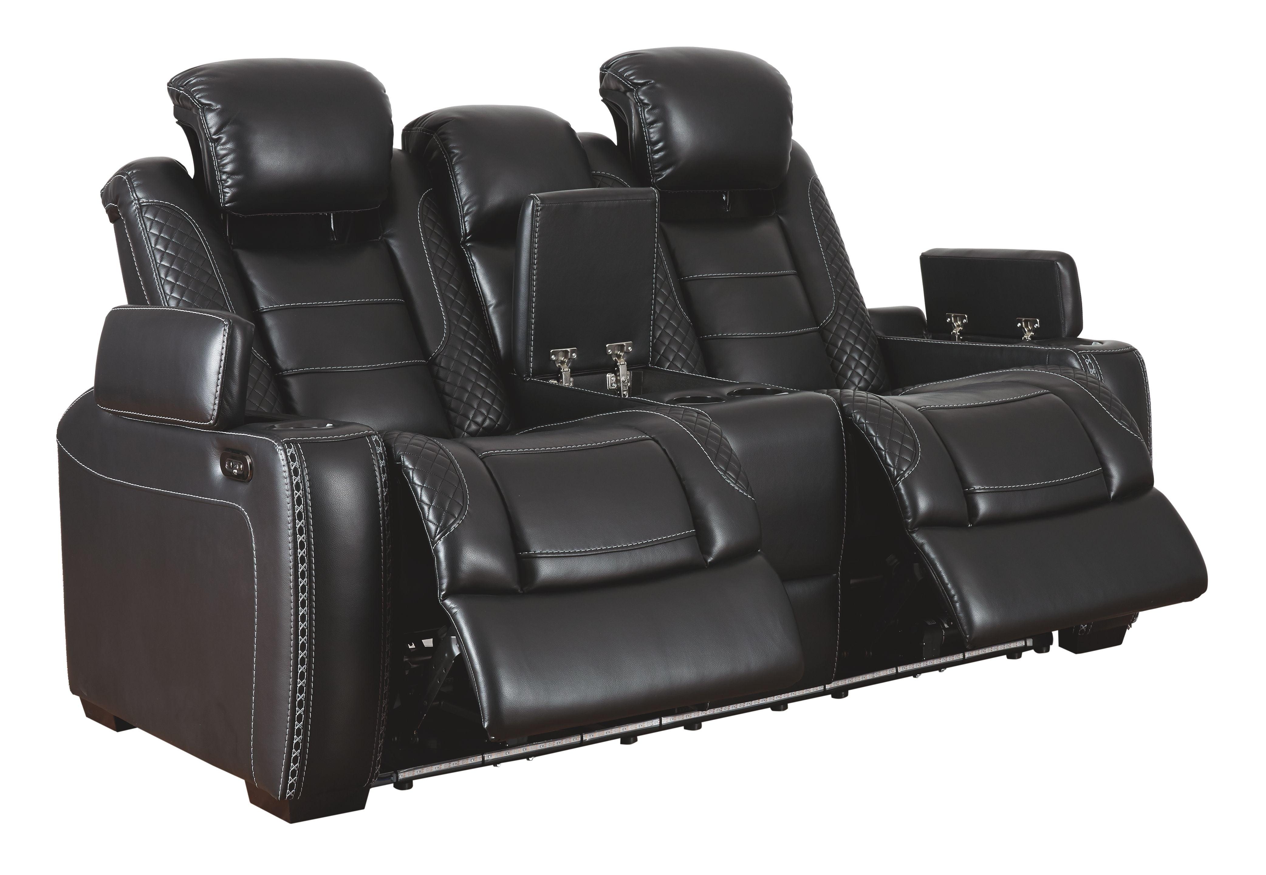 Signature Design by Ashley® - Party Time - Power Reclining Loveseat - 5th Avenue Furniture