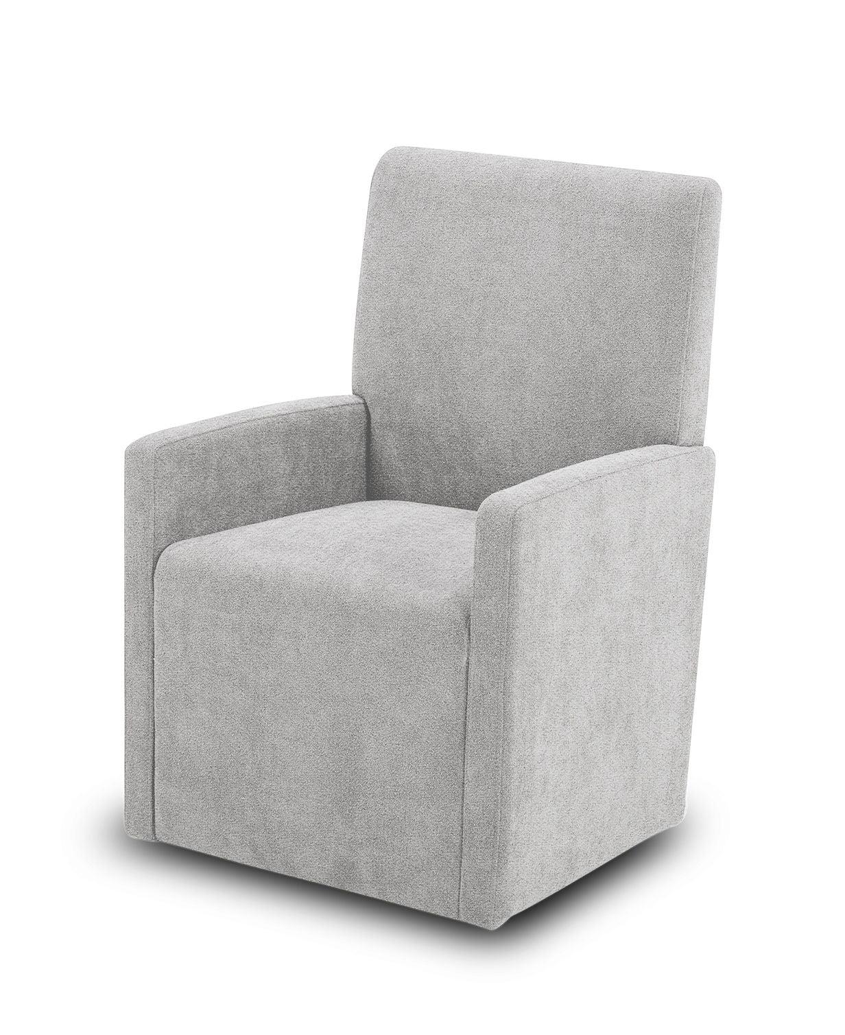 Parker House Furniture - Escape - Dining Upholstered Caster Chair - Mirage Mist - 5th Avenue Furniture