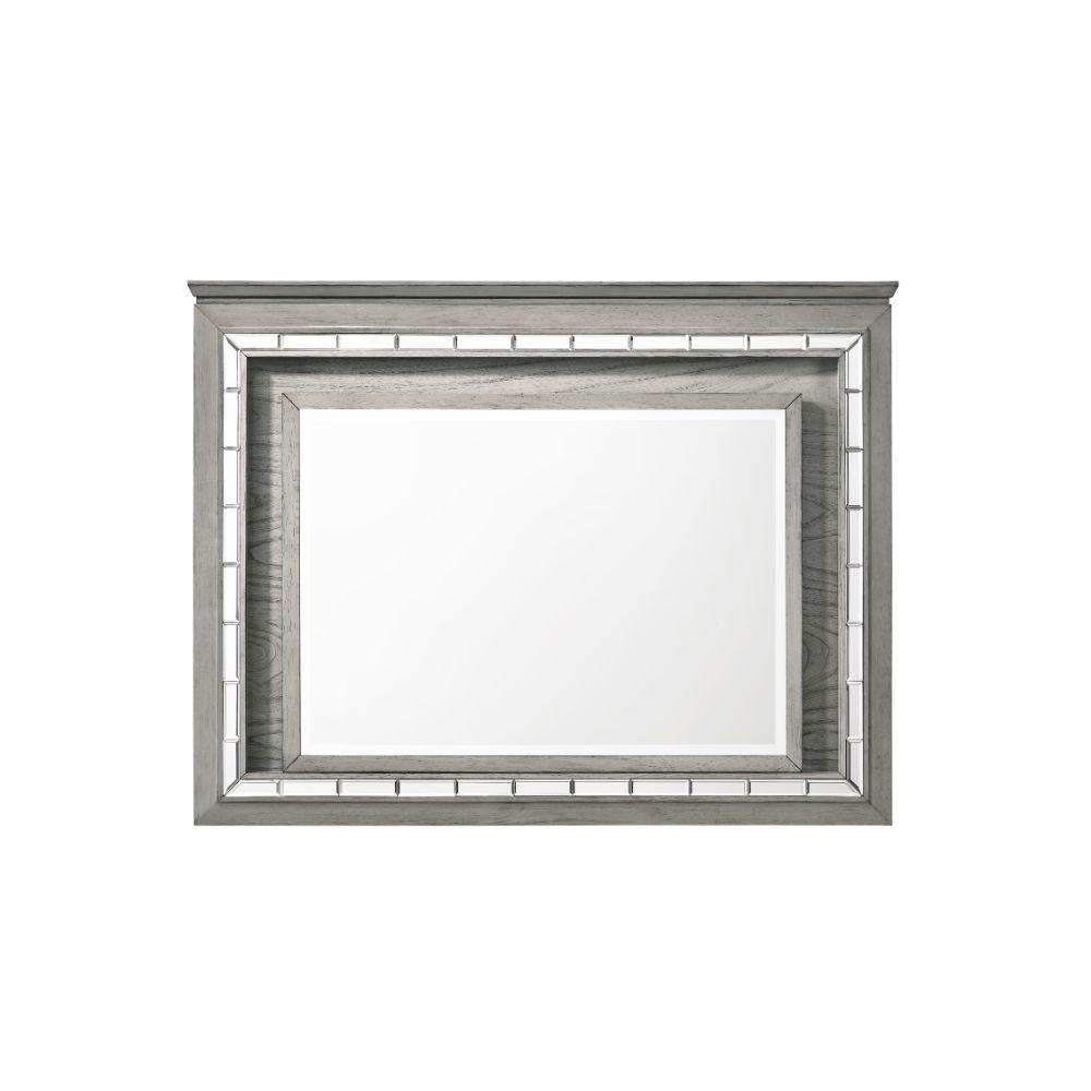 ACME - Antares - Mirror - Light Gray Oak - 5th Avenue Furniture