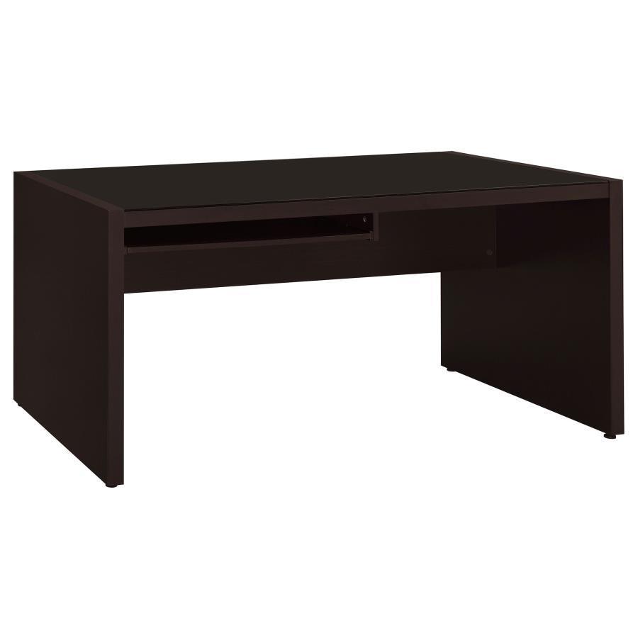 CoasterEveryday - Skeena - Computer Desk With Keyboard Drawer - Cappuccino - 5th Avenue Furniture